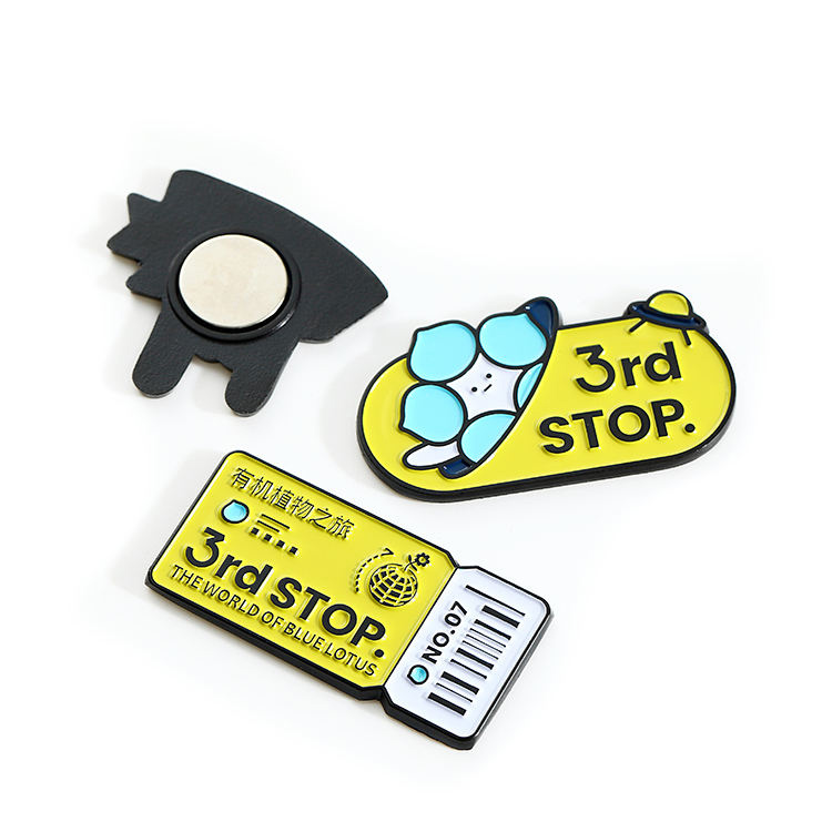 3D アメリカのかわいいお土産エンボス加工カスタムメタル冷蔵庫マグネット