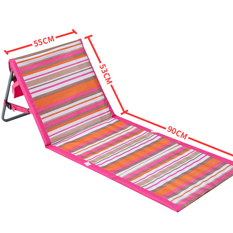 ビーチレジャーチェア釣り背もたれ軽量折りたたみ椅子