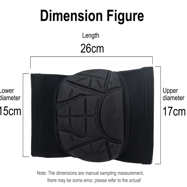 カスタムロゴ厚みのあるスポンジ衝突防止膝パッド