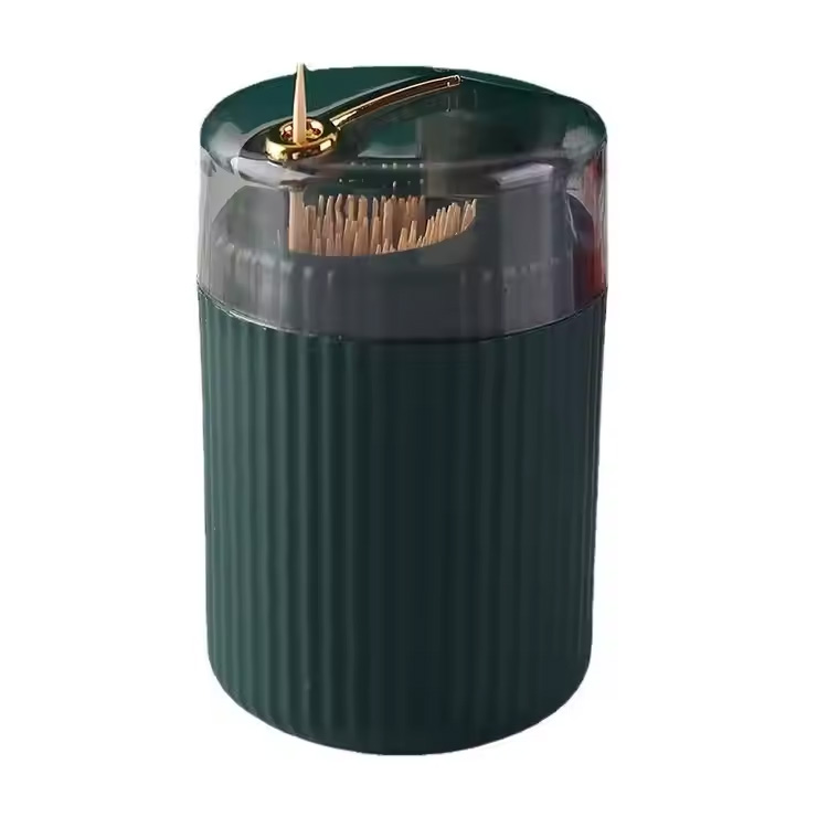 ディスペンサー プッシュ式収納ボックス つまようじキャニスターホルダー