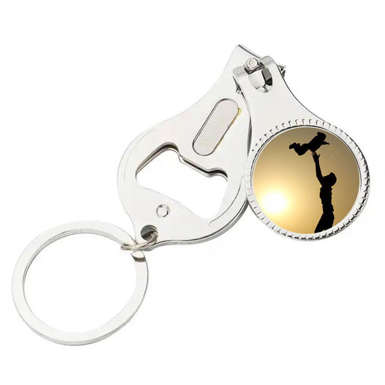 折りたたみ式ハンドトゥオープナー キーホルダー 爪はさみ 爪切り