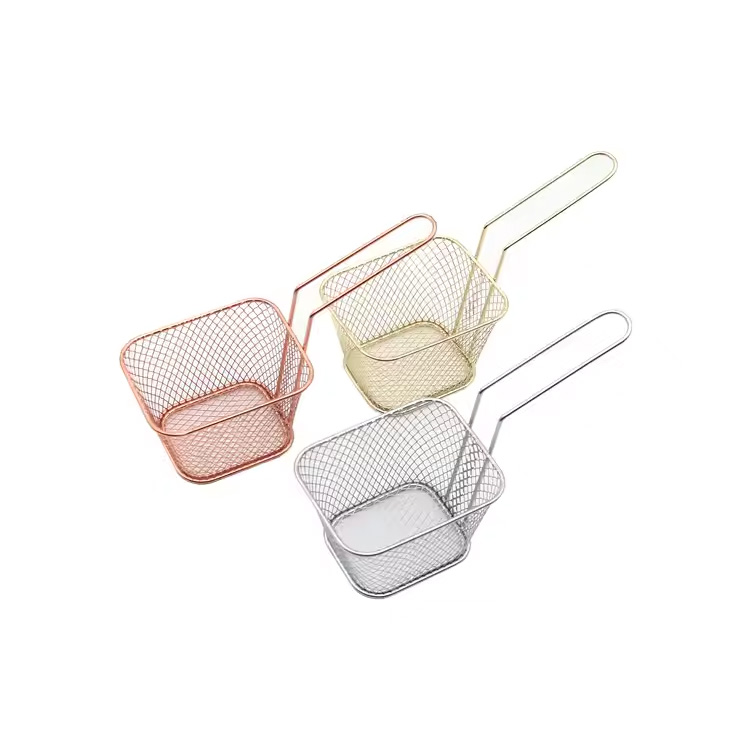 フライドポテトチップバスケットステンレススチールキッチンアクセサリー