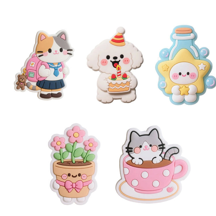 家の装飾お土産カスタムデザイン PVC 冷蔵庫用マグネット