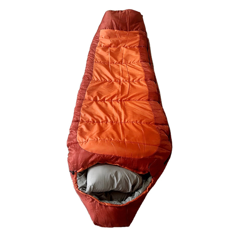 ハイキング用枕付きホットセール大人用ミイラ寝袋