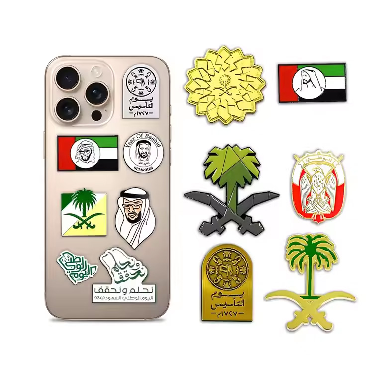 メキシコメタルカスタムラペルエナメルサウジアラビアのメタルステッカーピン