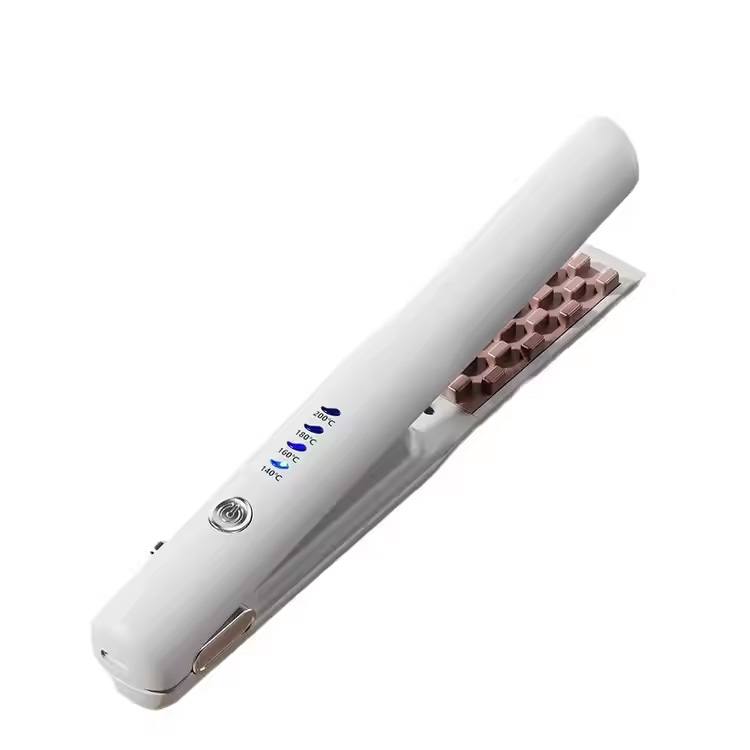 ミニワイヤレス充電式の髪のストレートナーとカーリングアイロン