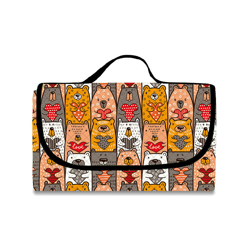 ピクニックラグ ロールアップ ポータブル アウトドア キャンプ ピクニックマット