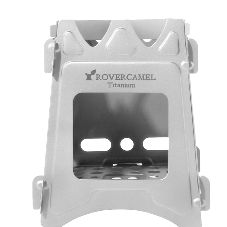 ポータブルキャンプ薪ストーブチタンウッドバーナー