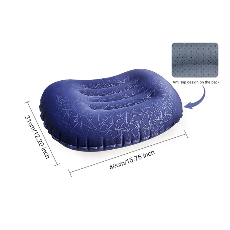 スリーピングギア 快適な三日月型滑り止め旅行用枕