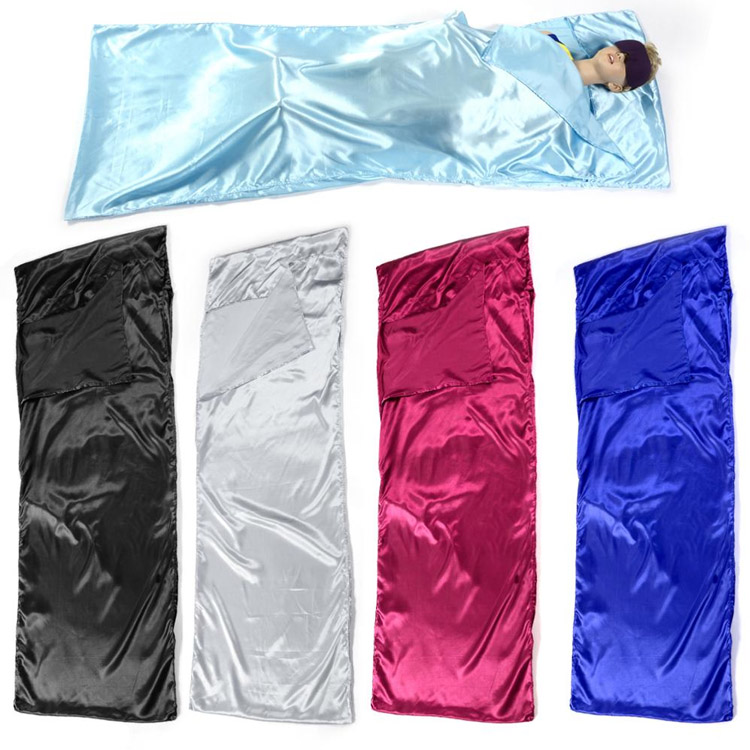 卸売 2025 快適な封筒スタイルのシルク寝袋